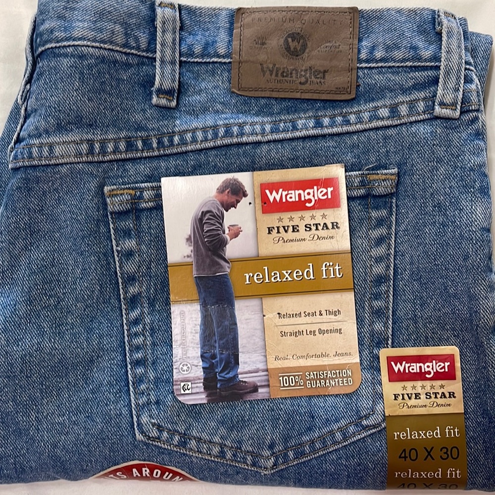 Wrangler faded jean 40x30